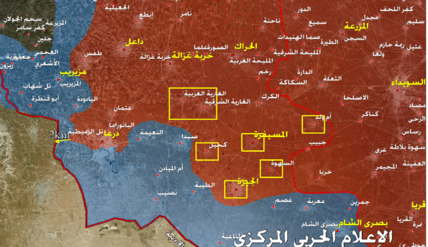 Map Syria2018.6.30